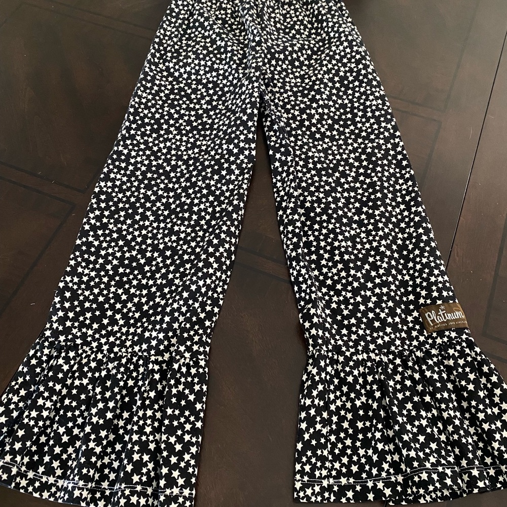 Matilda Jane platinum Starry Night big Ruffles sz 12.